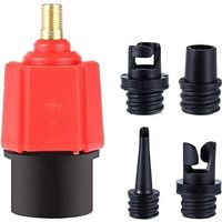 Air Valve Adaptor Multifunction Inflatable SUP Schrader Valve Adapter Accessories Air Pump Converter For Valves Kayak Inflatable Boat Raft Foot Pump Electric Pump