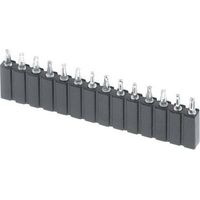 W & P Products Barrette femelle (de précision) Nbr de rangées: 1 Nombre de pôles par rangée: 16 153PF-016-1-50-00 1 pc(s) D96760