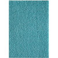 Tapis shaggy 160x230 bleu tissé rectangle motif uni SG LOCA