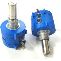 Potentiomètre multitour Précision 10k 2w 5% Axe métallique 6,35mm Linéaire 3590s-2-103l