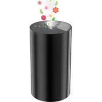Diffuseur d'huiles essentielles, diffuseur pour voiture, diffuseur d'huiles essentielles sans eau pour la maison, diffuseur d'huiles essentielles portable, diffuseur automatique sans fil (noir)