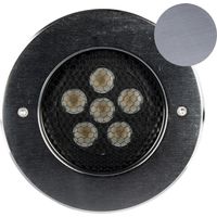 Encastré de sol extérieur ZEPH 3 230V rond anthracite 4000K 1018lm 6x2W - EUROPOLE - 55461AN