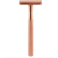Rasoir de Sécurité Femme Or Rose avec 10 Lames Rasoir de Surete Rasoir Femme en Métal Compatible avec Toutes Lames Doubles Rasage Femme Beauté Zéro Déchet Rasoir Manuel Femme