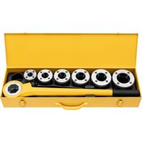 REMS eva Set R 1/2 -3/4 -1- 1 1/4-1 1/2-2 Hand-Gewindeschneidkluppe im