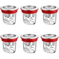 Tapón de ducha de 6 piezas con válvula de control de olores para sifón de ducha y desagüe de piso, tapón antiolor para reflujo de aguas residuales y desagües de piso, para balcones, baños y lavadoras.