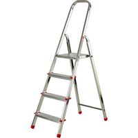 SCALA PER USO DOMESTICO 5 gradini - altezza cm. 99 (pedana) / 161 (totale)