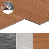 Wolketon Design Revêtement de sol PVC, Lames de vinyle autocollantes, 91,5 cm x 15,2 cm x 2 mm, 36 Pièces 5 m² Marron