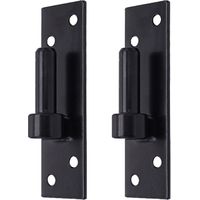 Store Menuiserie – Gond de volet battant sur platine – Acier noir – Diamètre 14 mm – Fixation vis – Pour bois et PVC – Fabrication française
