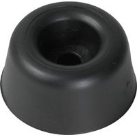 Amortiguador roscado negro Pb-fastener 30 mm diámetro 22 mm altura