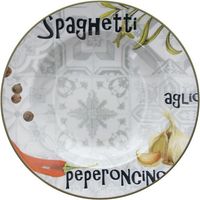 6 Assiette à Pâtes 29 Cm - Spaghetti - Tognana