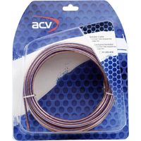 Cable de haut parleurs 2x2.5mm2 - CCA - Transparent - 10m