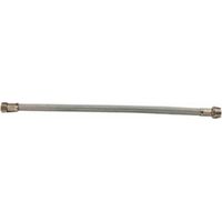 10 x FLESSIBILE INOX FEM 3/8 FEM 1/2 40CM DN.10