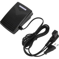 Jeffergarden Pédale de commande au pied 220V avec cordon d'alimentation pour machine à coudre Singer 974 (prise UE)