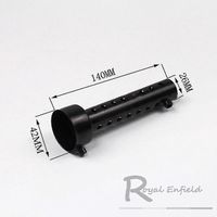 Silencieux d'échappement universel pour moto, 35 mm, 42 mm, 45 mm, 48 mm, 60 mm, en acier inoxydable, référence 42x1405