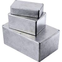 Hammond Electronics Caja universal de aluminio metalizado natural