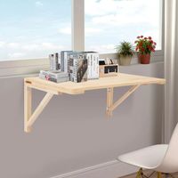 Wandklapptisch, klappbarer Arbeitstisch, Mehrzwecklager, Schreibtisch, 805030cm, Esszimmer, Wäscherei, Küche