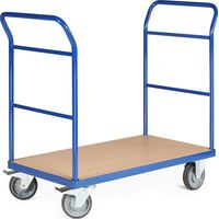 Bako Logistiksysteme Plattformwagen F500 mit 2 Schiebebügeln ohne Bordkante 1200x800mm