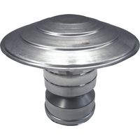 Canna fumaria parete doppia coibentata inox terminale cappello cinese dn 80/130