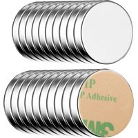 Neodym Klebe-Magnete 20x selbstklebend Magnet Scheibe stark rund klein 15x2mm