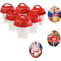 CUOCI UOVA IN SILICONE 6PZ UOVA SODE BOLLITORE PER UOVA SGUSCIATE FRITTATA