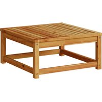 Table de jardin Table d'extérieur 63x63x30 cm bois d'acacia solide