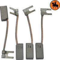 Ensemble de 4 balais de charbon STEINBOCK 04674128 8x10x20mm