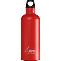 Laken Futura Thermo Borraccia, Bottiglia d'Acqua Isolamento Sottovuoto Acciaio Inossidabile, Bocca Stretta - 500 ML Rosso
