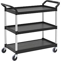 Rubbermaid Tischwagen 3 Ladeflächen L560xB450mm - FG342488BLA