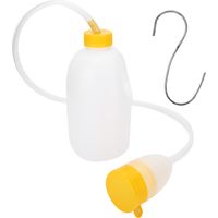 Bouteille urinaire PVC 1700ml pour hommes alités avec tuyau - Récupérateur d'urine portable hôpital maison