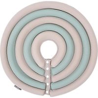 Collier de convalescence réglable léger pour chiens et chats, tailles S/M/L, couleur beige et vert, XL disponible.
