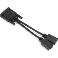 Câble de conversion plaqué or DMS 59 broches vers HDMI double affichage, répartiteur et commutateur pour PC portable D0508