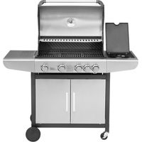 Justus BBQ Gasgrill "Ares 4 SU", silber, 4+1 Brenner