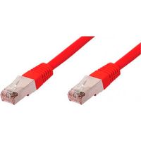 Tuyau blindé F/utp Catégorie 5e 1m Couleur Rouge