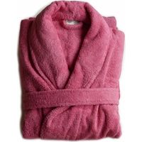 Peignoir en coton Bio, coloris framboise, Taille M