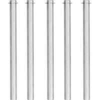 5Pcs Écrous Longs Hexagonaux de Raccord Femelle Tige Droite Inox pour Gobilda Diamètre 8mm 4106‑4008‑0880