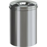 Brabantia, Poubelle de sécurité en inox, auto-extinguible,