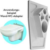 Adaptateur de montage pour WC mural USH Flitz