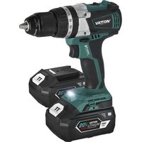 TALADRO PERCUTOR BRUSHLESS VATTON 20V 2 BATERÃAS 4.0Ah