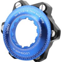Adaptateur Center Lock 6 boulons pour conversion de disque de frein central de vélo VTT (noir et bleu)