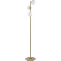 Lampadaire minimaliste doré-beige 3 globes G9 12W Sigma