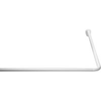 RIDDER 59501-350 - Asta angolare Universale, Ø 25 mm, in Alluminio, Colore: Bianco