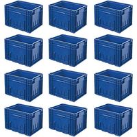 BRB 12 VDA R-KLT 4329 Behälter, LxBxH 400x300x280 mm, 22 Liter, blau