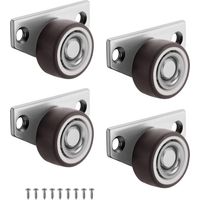 Roulettes Roulette Meubles, Roulettes pour Meubles, Pivotante Roulettes Meubles, 4 Pièces Universelles Roulettes Fixes pour Meubles Amovibles Roulettes Pivotantes, Petites Rotatives