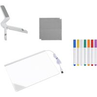 2025 New LED Planning Boards,3020CM Light up Dry Erase Board with Angle Adjustable Stand Led Message Board Note Acrylic Board