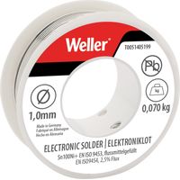 Weller T0051405199 Electronic Lead-Free Solder Sn100Ni100+ 1mm 70g WEL51405199