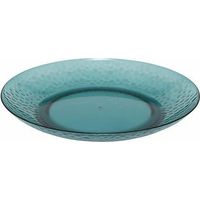 Plato Estiva, 27 cm de diámetro, plástico, azul