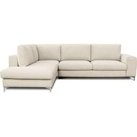 Canapé Tissu Angle Gauche Beige Fiesole 4 Places