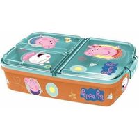 Contenitore a Scomparti Peppa Pig polipropilene 19,5 x 16,5 x 6,7 cm 17 x 14 x 7 cm