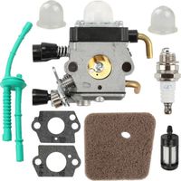 Ctorrburtordorr Avec filtror de torire, jtorttor de línetor de cormbustibgivthere, kit de bujítors pour Stihl Fs38, Fs45, Fs46, Fs55, Km55, Fs85