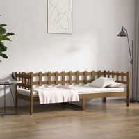 Tagesbett Honigbraun 80x200 cm Massivholz Kiefer vidaXL